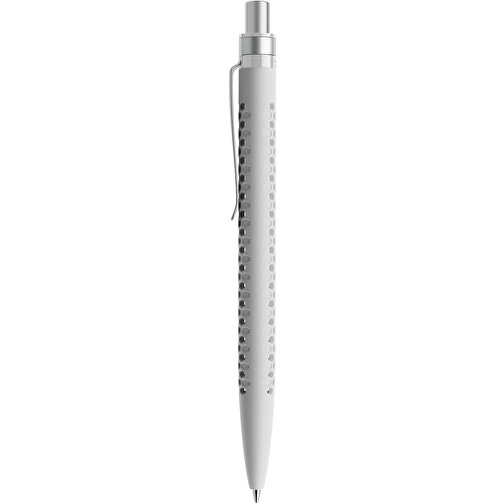 Prodir QS40 Soft Touch PRS Push Kugelschreiber , Prodir, zementgrau/silber satiniert, Kunststoff/Metall, 14,10cm x 1,60cm (Länge x Breite), Bild 2