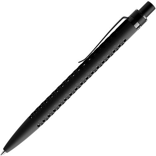 Prodir QS40 Soft Touch PRS Push Kugelschreiber , Prodir, schwarz/schwarz satiniert, Kunststoff/Metall, 14,10cm x 1,60cm (Länge x Breite), Bild 4