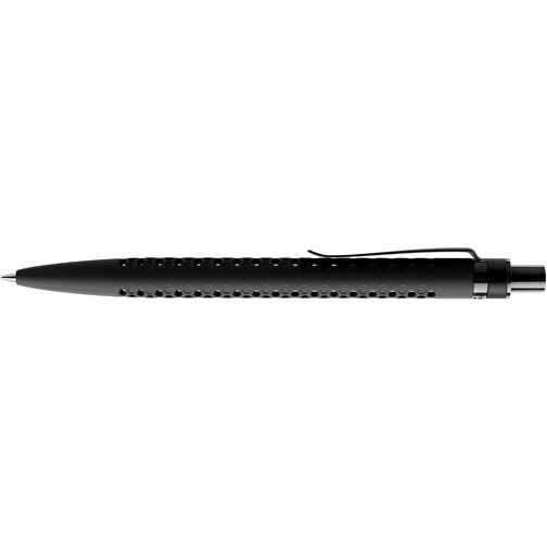 Prodir QS40 Soft Touch PRS Push Kugelschreiber , Prodir, schwarz/schwarz, Kunststoff/Metall, 14,10cm x 1,60cm (Länge x Breite), Bild 5
