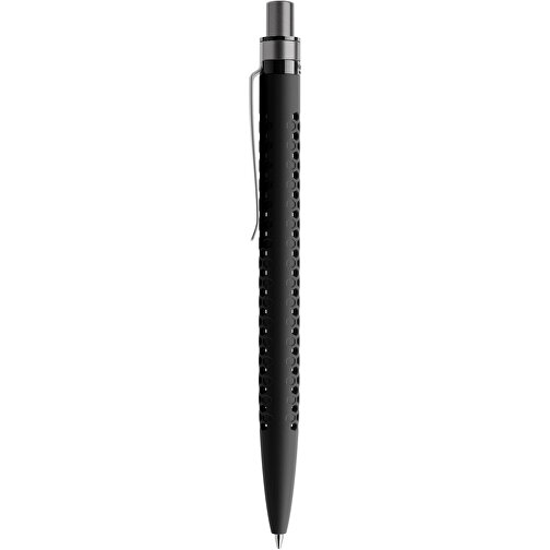 Prodir QS40 Soft Touch PRS Push Kugelschreiber , Prodir, schwarz/graphit satiniert, Kunststoff/Metall, 14,10cm x 1,60cm (Länge x Breite), Bild 2