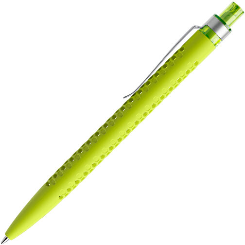 Prodir QS40 Soft Touch PRS Push Kugelschreiber , Prodir, gelbgrün/silber, Kunststoff/Metall, 14,10cm x 1,60cm (Länge x Breite), Bild 4