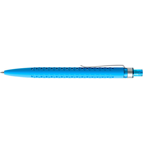 Prodir QS40 Soft Touch PRS Push Kugelschreiber , Prodir, cyanblau/silber, Kunststoff/Metall, 14,10cm x 1,60cm (Länge x Breite), Bild 5