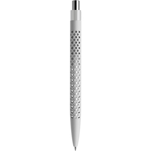 Prodir QS40 Soft Touch PRP Push Kugelschreiber , Prodir, zementgrau/silber poliert, Kunststoff/Metall, 14,10cm x 1,60cm (Länge x Breite), Bild 3