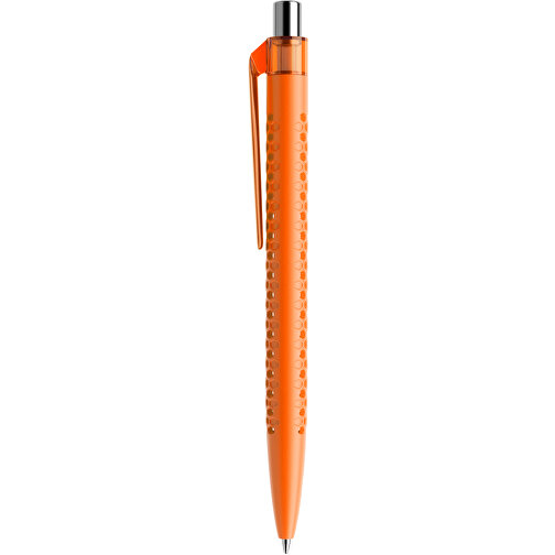 Prodir QS40 PMT Push Kugelschreiber , Prodir, orange/silber poliert, Kunststoff/Metall, 14,10cm x 1,60cm (Länge x Breite), Bild 2