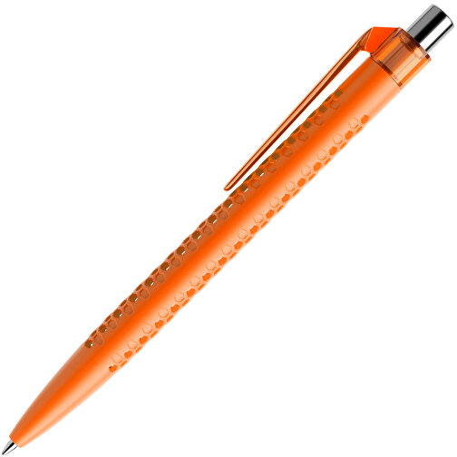 Prodir QS40 PMT Push Kugelschreiber , Prodir, orange/silber poliert, Kunststoff/Metall, 14,10cm x 1,60cm (Länge x Breite), Bild 4