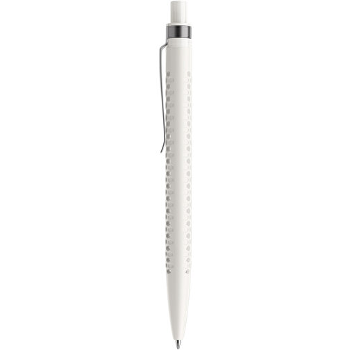 Prodir QS40 PMS Push Kugelschreiber , Prodir, weiß/graphit, Kunststoff/Metall, 14,10cm x 1,60cm (Länge x Breite), Bild 2