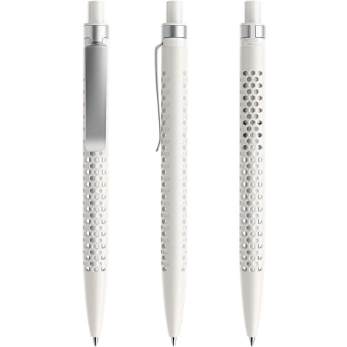 Prodir QS40 PMS Push Kugelschreiber , Prodir, weiß, Kunststoff/Metall, 14,10cm x 1,60cm (Länge x Breite), Bild 6