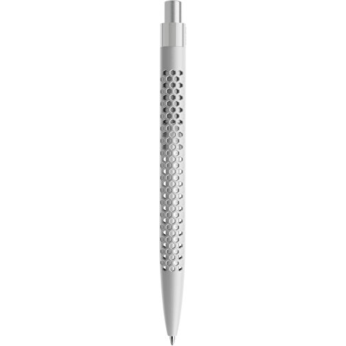 Prodir QS40 PMP Push Kugelschreiber , Prodir, zementgrau/silber satiniert, Kunststoff/Metall, 14,10cm x 1,60cm (Länge x Breite), Bild 3