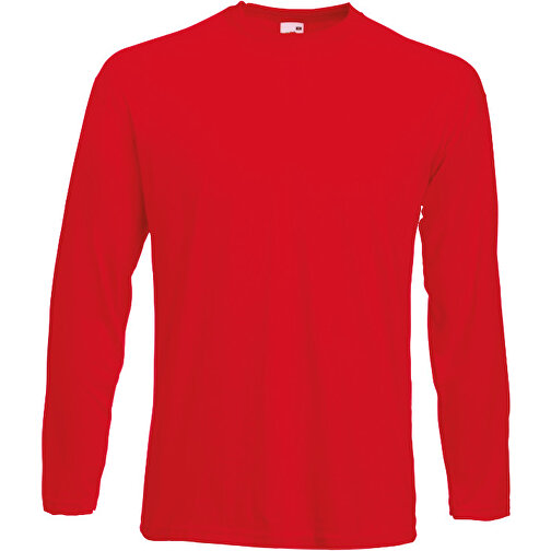 Valueweight Long Sleeve T , Fruit of the Loom, rot, 100 % Baumwolle, 3XL, , Bild 1