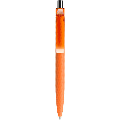 Prodir QS01 PRT Push Kugelschreiber , Prodir, orange/silber poliert, Kunststoff/Metall, 14,10cm x 1,60cm (Länge x Breite), Bild 1