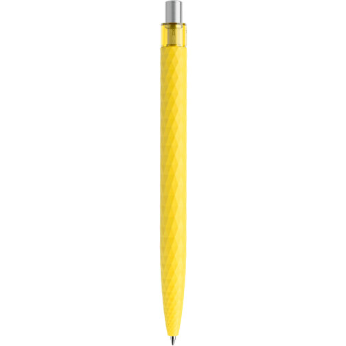 Prodir QS01 PRT Push Kugelschreiber , Prodir, lemon/silber satiniert, Kunststoff/Metall, 14,10cm x 1,60cm (Länge x Breite), Bild 3