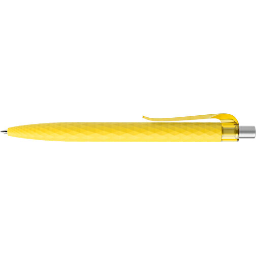 Prodir QS01 PRT Push Kugelschreiber , Prodir, lemon/silber satiniert, Kunststoff/Metall, 14,10cm x 1,60cm (Länge x Breite), Bild 5