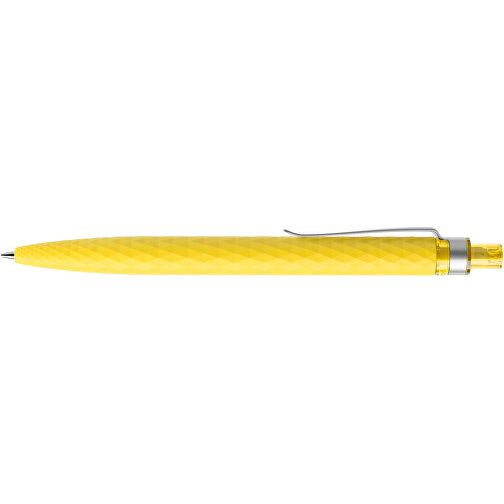 Prodir QS01 Soft Touch PRS Push Kugelschreiber , Prodir, lemon/silber, Kunststoff/Metall, 14,10cm x 1,60cm (Länge x Breite), Bild 5