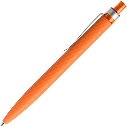 Prodir QS01 Soft Touch PRS Push Kugelschreiber , Prodir, orange/silber, Kunststoff/Metall, 14,10cm x 1,60cm (Länge x Breite), Bild 4