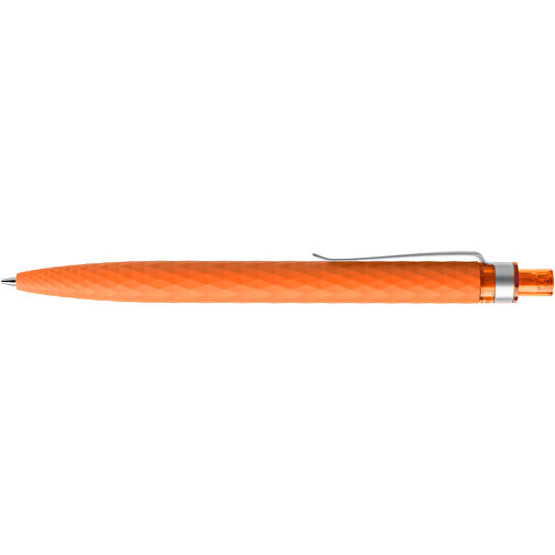 Prodir QS01 Soft Touch PRS Push Kugelschreiber , Prodir, orange/silber, Kunststoff/Metall, 14,10cm x 1,60cm (Länge x Breite), Bild 5