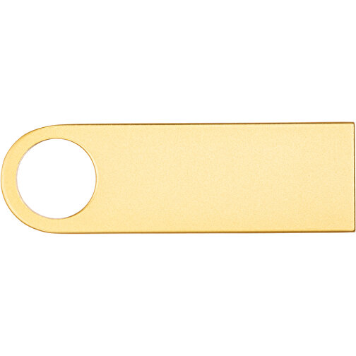 USB Stick Metall 8GB Bunt , Promo Effects MB , gold MB , 8 GB , Metall MB , 3 - 10 MB/s MB , 3,90cm x 0,40cm x 1,20cm (Länge x Höhe x Breite), Bild 3