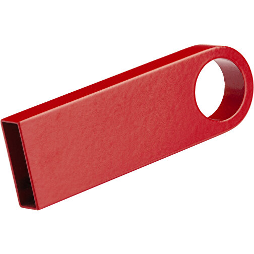USB-Stick Metall 64GB Bunt , Promo Effects MB , rot MB , 65 GB , Metall MB , 3 - 10 MB/s MB , 3,90cm x 0,40cm x 1,20cm (Länge x Höhe x Breite), Bild 1