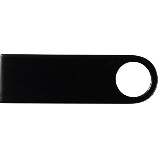 USB-Stick Metall 4GB Bunt , Promo Effects MB , schwarz MB , 4 GB , Metall MB , 3 - 10 MB/s MB , 3,90cm x 0,40cm x 1,20cm (Länge x Höhe x Breite), Bild 2