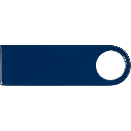 USB-Stick Metall 16GB Bunt , Promo Effects MB , dunkelblau MB , 16 GB , Metall MB , 3 - 10 MB/s MB , 3,90cm x 0,40cm x 1,20cm (Länge x Höhe x Breite), Bild 2