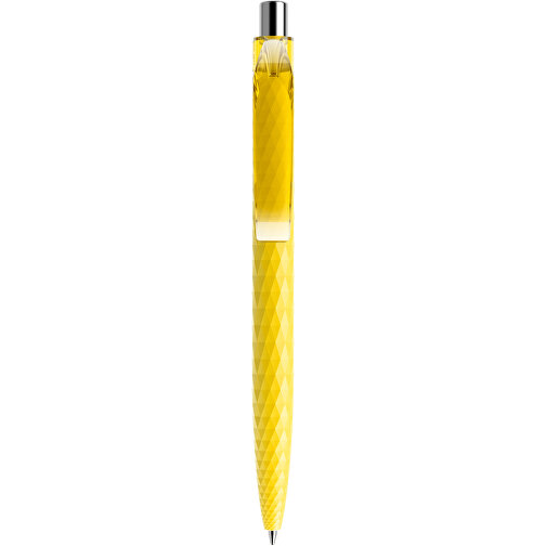 Prodir QS01 PMT Push Kugelschreiber , Prodir, lemon/silber poliert, Kunststoff/Metall, 14,10cm x 1,60cm (Länge x Breite), Bild 1