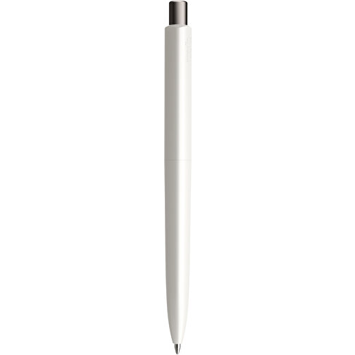 Prodir DS8 PSP Push Kugelschreiber , Prodir, weiß/graphit satiniert, Kunststoff/Metall, 14,10cm x 1,50cm (Länge x Breite), Bild 3