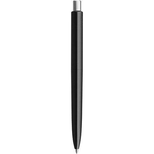 Prodir DS8 PSM Push Kugelschreiber , Prodir, schwarz/silber satiniert, Kunststoff/Metall, 14,10cm x 1,50cm (Länge x Breite), Bild 4