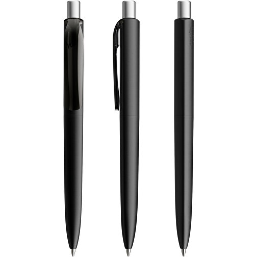 Prodir DS8 PMM Push Kugelschreiber , Prodir, schwarz/silber satiniert, Kunststoff/Metall, 14,10cm x 1,50cm (Länge x Breite), Bild 6
