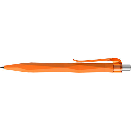 Prodir QS20 PRT Push Kugelschreiber , Prodir, orange / silber satiniert, Kunststoff/Metall, 14,10cm x 1,60cm (Länge x Breite), Bild 5
