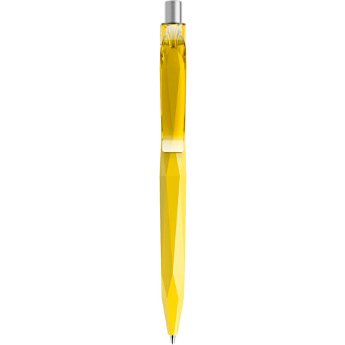 Prodir QS20 PMT Push Kugelschreiber , Prodir, lemon / silber satiniert, Kunststoff/Metall, 14,10cm x 1,60cm (Länge x Breite), Bild 1