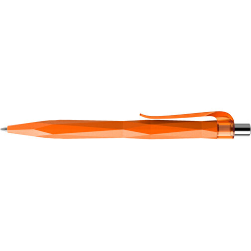 Prodir QS20 PMT Push Kugelschreiber , Prodir, orange/silber poliert, Kunststoff/Metall, 14,10cm x 1,60cm (Länge x Breite), Bild 5