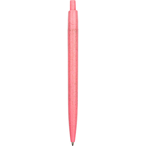 Kugelschreiber Sao Paulo Express , Promo Effects, pink, Weizenstroh, Kunststoff, 13,90cm (Länge), Bild 3