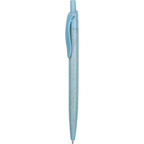 Kugelschreiber Sao Paulo Express , Promo Effects, blau, Weizenstroh, Kunststoff, 13,90cm (Länge), Bild 2