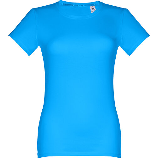 THC ANKARA WOMEN. Damen T-shirt , wasserblau, 100% Baumwolle, M, 64,00cm x 44,00cm (Länge x Breite), Bild 1