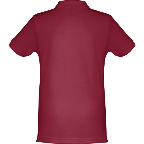 THC ADAM KIDS. Kurzärmeliges Baumwoll-Poloshirt Für Kinder (unisex) , burgunder, 100% Baumwolle, 4, 48,00cm x 34,00cm (Länge x Breite), Bild 2
