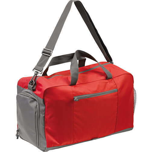 Reisetasche Sport XL , rot, PolJater, 50,00cm x 30,00cm x 25,00cm (Länge x Höhe x Breite), Bild 1