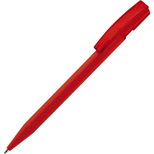 Kugelschreiber Nash Soft-Touch , rot, ABS, 14,50cm (Länge), Bild 2