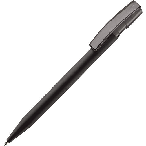 Kugelschreiber Nash Soft-Touch , schwarz, ABS, 14,50cm (Länge), Bild 2