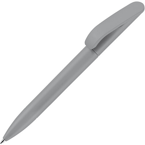 Kugelschreiber Slash Soft-Touch Hergestellt In Deutschland , grau, ABS, 14,50cm (Länge), Bild 2