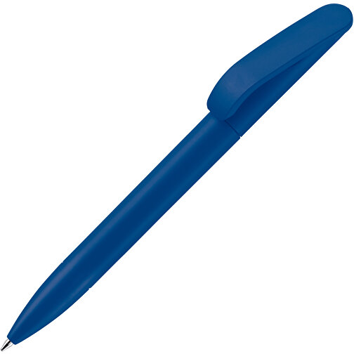 Kugelschreiber Slash Soft-Touch Hergestellt In Deutschland , dunkelblau, ABS, 14,50cm (Länge), Bild 2