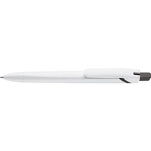 Kugelschreiber SpaceLab , weiss / schwarz, ABS, 14,50cm (Länge), Bild 3