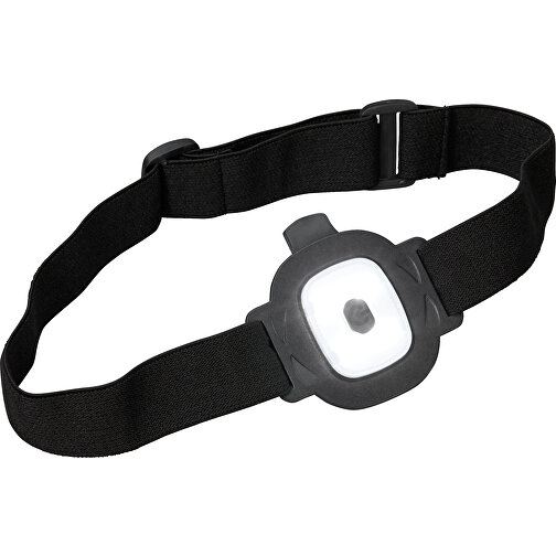 Beanie-Strickmütze Mit Herausnehmbarem LED-Licht Und Stirnband , schwarz, Acryl, ABS, 20,00cm x 20,00cm (Länge x Breite), Bild 2