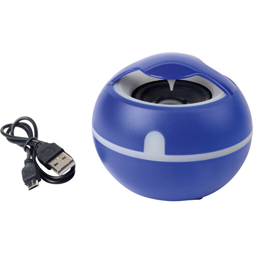 Wireless-Lautsprecher SOUND EGG , blau, Kunststoff, 9,30cm x 8,10cm x 8,20cm (Länge x Höhe x Breite), Bild 1