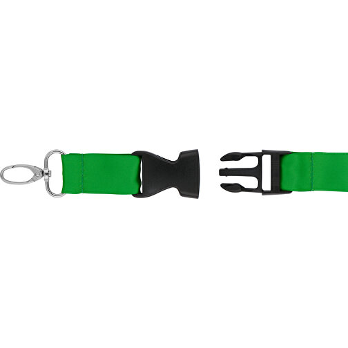 Schlüsselband Basic Oval , Promo Effects, grasgrün, Satin, 105,00cm x 2,50cm (Länge x Breite), Bild 6