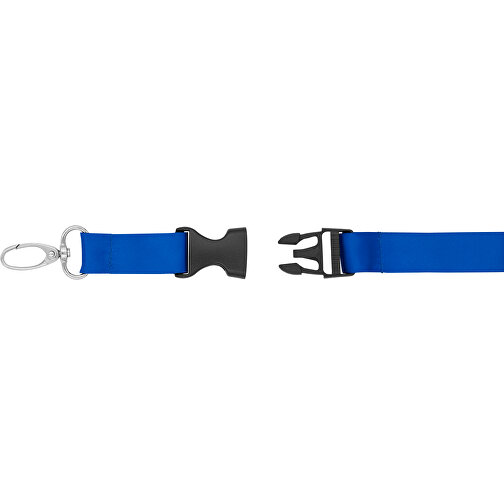 Schlüsselband Basic Oval , Promo Effects, royalblau, Satin, 105,00cm x 1,90cm (Länge x Breite), Bild 6