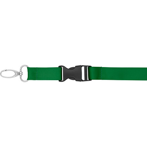 Schlüsselband Basic Oval , Promo Effects, grün, Satin, 105,00cm x 1,90cm (Länge x Breite), Bild 5