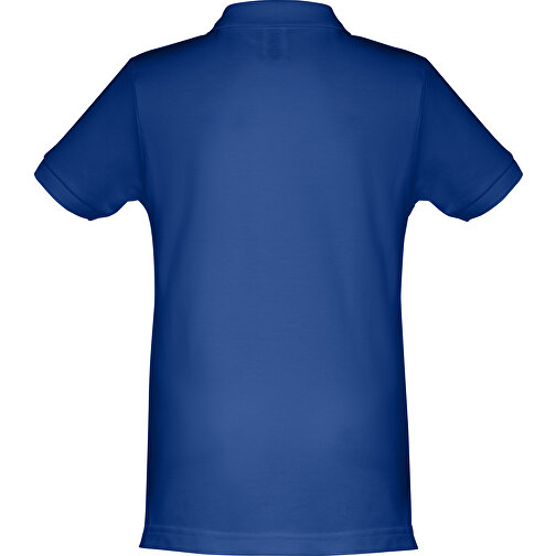 THC ADAM KIDS. Kurzärmeliges Baumwoll-Poloshirt Für Kinder (unisex) , königsblau, 100% Baumwolle, 6, 51,00cm x 37,00cm (Länge x Breite), Bild 2