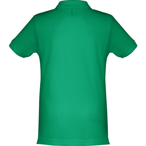 THC ADAM KIDS. Kurzärmeliges Baumwoll-Poloshirt Für Kinder (unisex) , grün, 100% Baumwolle, 10, 59,00cm x 43,00cm (Länge x Breite), Bild 2