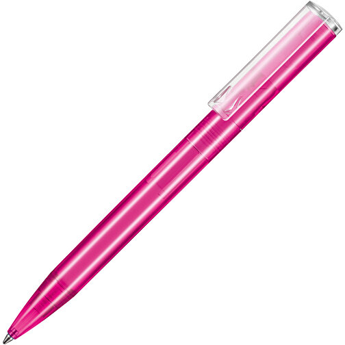 Kugelschreiber LIFT TRANSPARENT P , Ritter-Pen, magenta-pink TR/FR, ABS-Kunststoff, 140,00cm (Länge), Bild 2