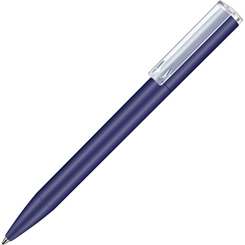 Kugelschreiber LIFT SOFT P , Ritter-Pen, nacht-blau, ABS-Kunststoff, 140,00cm (Länge), Bild 2