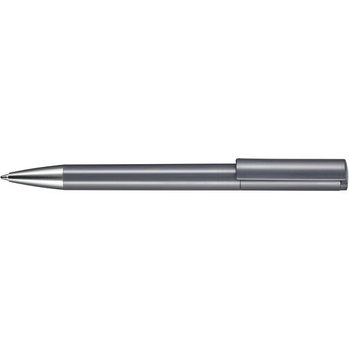 Kugelschreiber LIFT , Ritter-Pen, dunkel grau, ABS-Kunststoff, 140,00cm (Länge), Bild 3